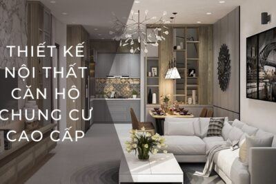 thiết kế nội thất căn hộ chung cư cao cấp